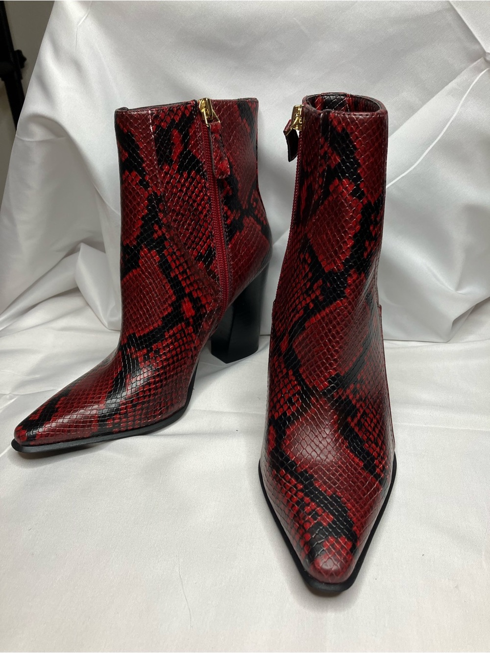BRAND NEW J. LO RED BOOTIES